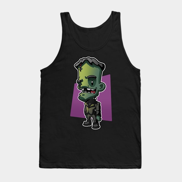 Frankenstein Tank Top by LupaShiva